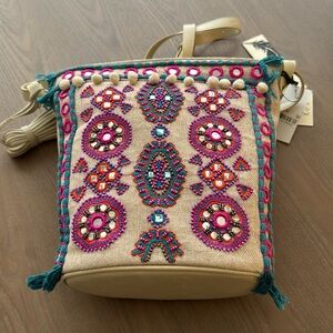 Angel by L. Martino Women's Small Bucket Crossbody Purse